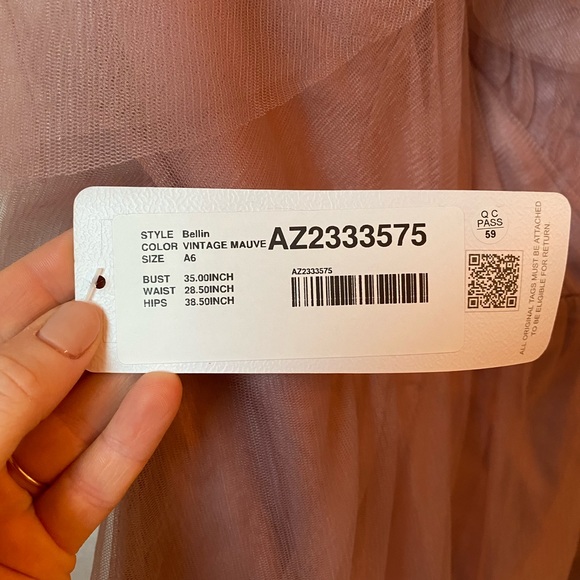 NWT Azazie Bellin Bridesmaid/Wedding Guest Dress - Picture 3 of 6